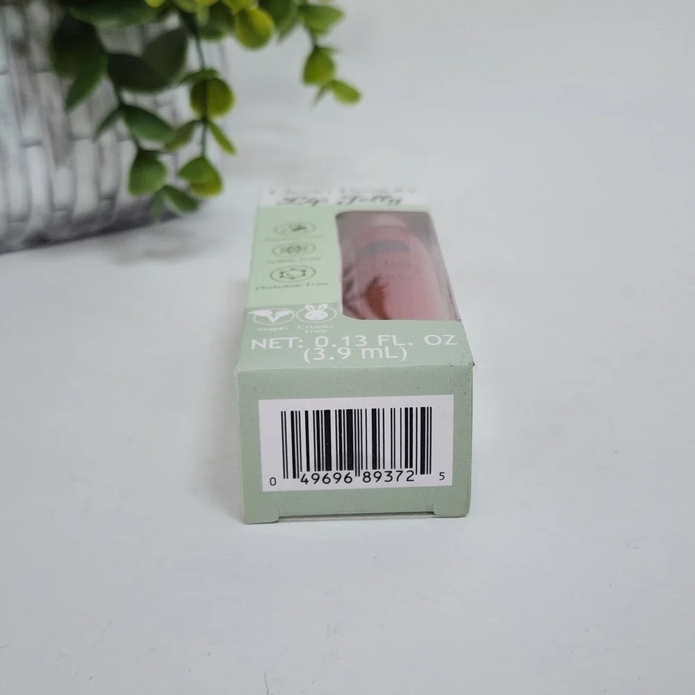 B-Pure Clean Beauty Lip Jelly, Vegan Cruelty Free Lip Gloss - Carnation